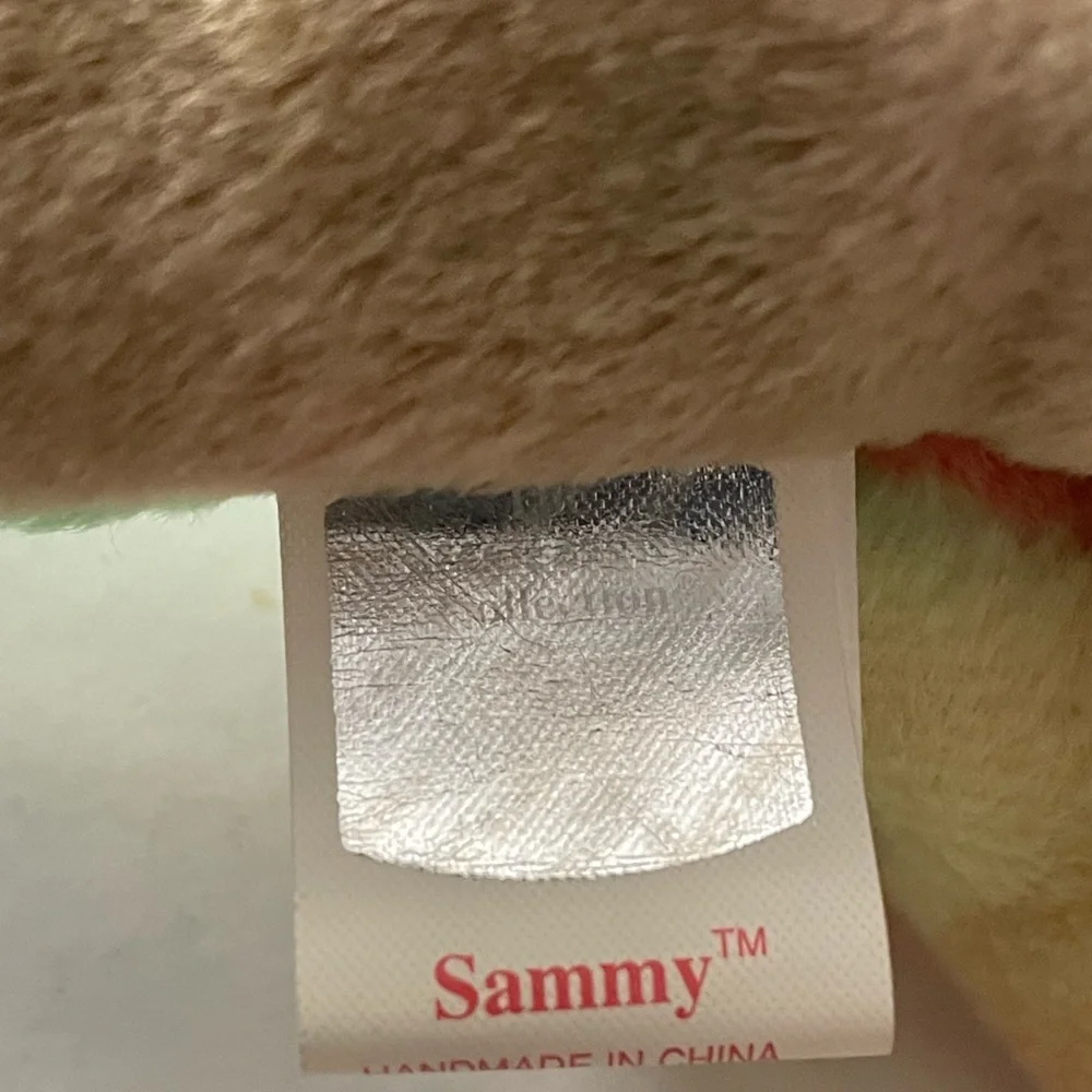 TY Beanie Baby Babies 1998 / 1999 “Sammy” the Bear *RARE* with Errors *Retired*